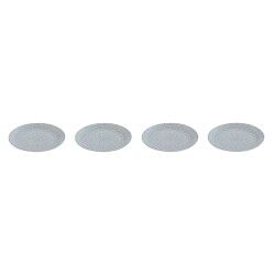 Set di piatti Home ESPRIT Azzurro Gres Mandala Arabo 27 x 27 x 2,8 cm