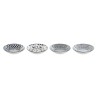 Set di piatti Home ESPRIT Azzurro Bianco Porcellana 20 x 20 x 4 cm