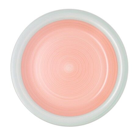 Piatto da pranzo Quid Kaleido Verde Corallo Ceramica Ø 27 cm (12 Unità)