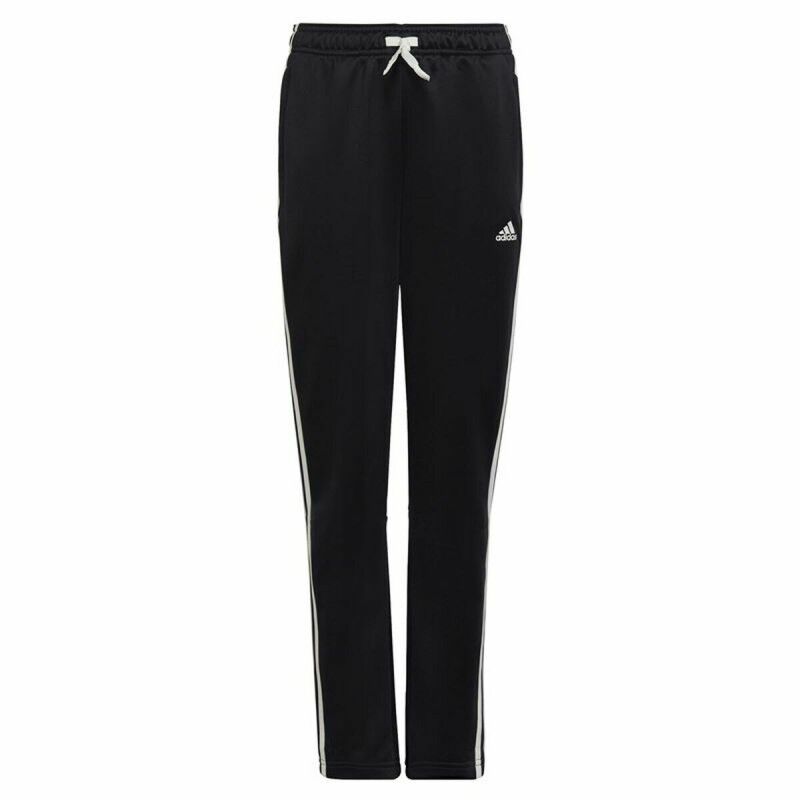 Pantalone di Tuta per Bambini Adidas Designed To Move 3 band Nero Pantalone di Tuta per Bambini Adidas Designed To Move 3 band Nero