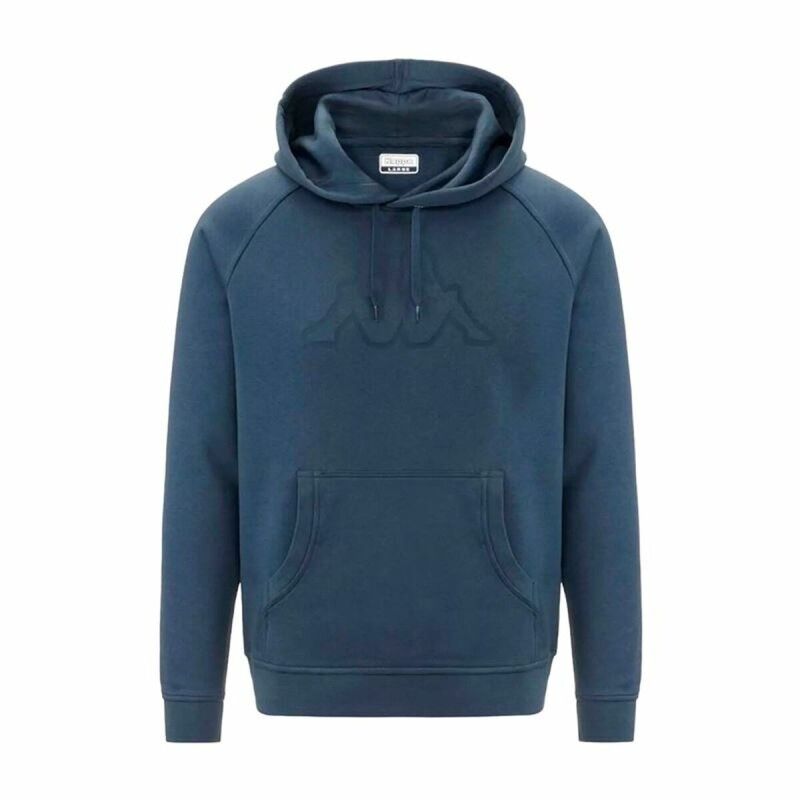 Felpa con Cappuccio Uomo Kappa Zaiver Azzurro Felpa con Cappuccio Uomo Kappa Zaiver Azzurro