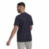 Maglia a Maniche Corte Uomo  Essentials Big Logo  Adidas Legend Ink  Azzurro