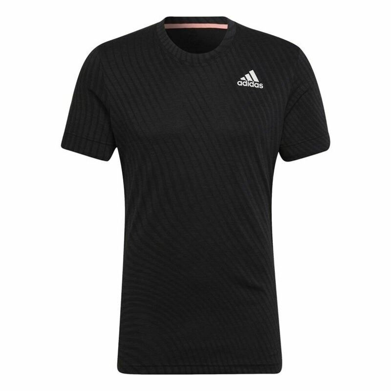 Maglia a Maniche Corte Uomo Adidas Freelift Nero Maglia a Maniche Corte Uomo Adidas Freelift Nero