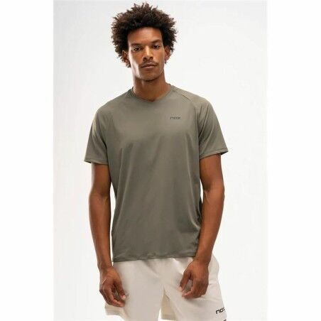 Maglia a Maniche Corte Uomo Nox Pro Fit Oliva Padel
