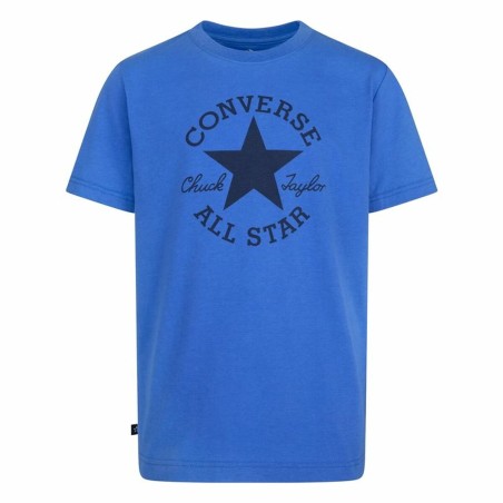 Maglia a Maniche Corte per Bambini Converse Sustainable Core Sse Azzurro