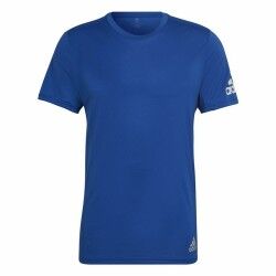 Maglia a Maniche Corte Uomo Adidas Run It  Azzurro
