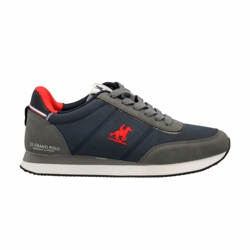 Scarpe da Tennis Casual U.S. Grand Polo Rennes Essential Nbk Azzurro Grigio Scarpe da Tennis Casual U.S. Grand Polo Rennes Essential Nbk Azzurro Grigio