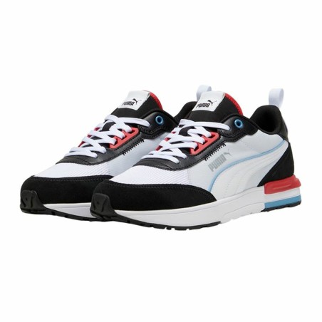Scarpe da Tennis Casual Puma R22 Azzurro Bianco