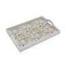 Vassoio Versa Legno MDF 24 x 4,5 x 34 cm Fiori