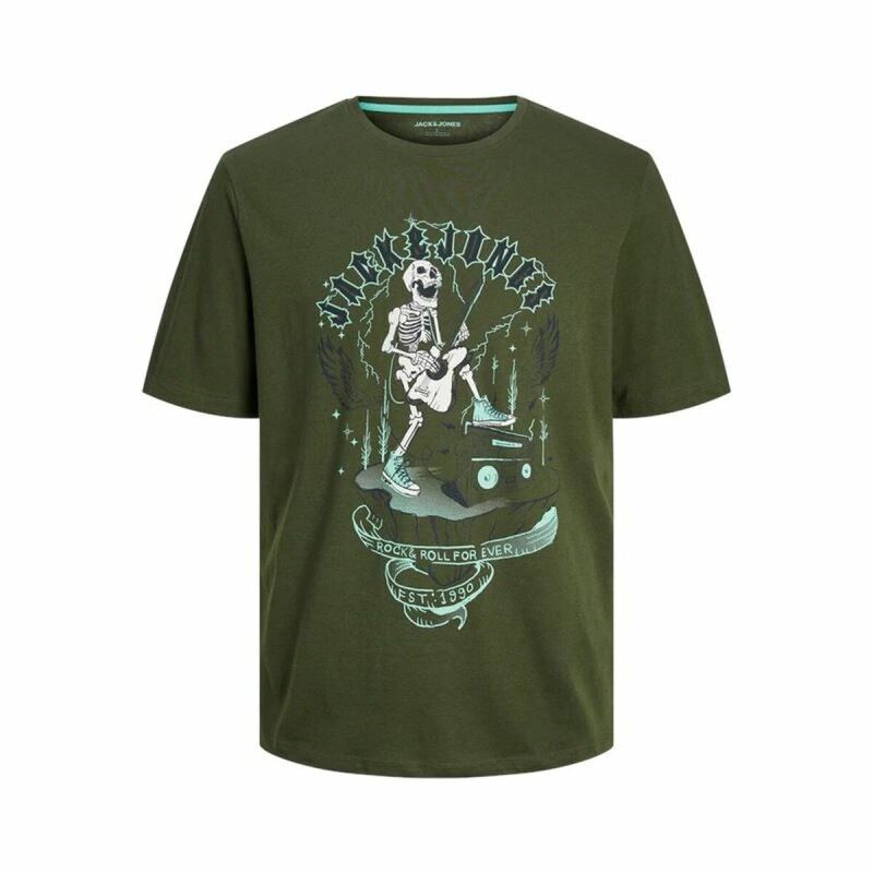Maglia a Maniche Corte Uomo Jack & Jones Oliva