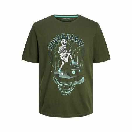 Maglia a Maniche Corte Uomo Jack & Jones Oliva