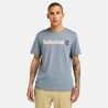Maglia a Maniche Corte Uomo Timberland Kennebec River Linear Logo