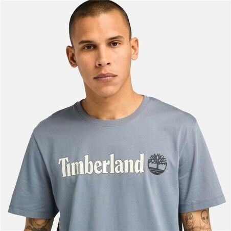 Maglia a Maniche Corte Uomo Timberland Kennebec River Linear Logo
