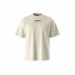Maglia a Maniche Corte Uomo Napapijri S-Premium Ss Beige Dimity 2 Beige