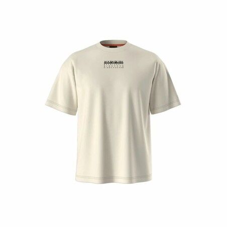 Maglia a Maniche Corte Uomo Napapijri S-Premium Ss Beige Dimity 2 Beige