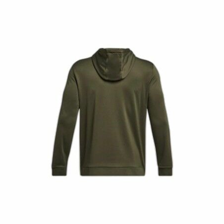 Felpa con Cappuccio Uomo Under Armour Fleece Big Logo Oliva