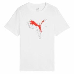 Maglia a Maniche Corte per Bambini Puma Essentials+ Logo Lab Graphic