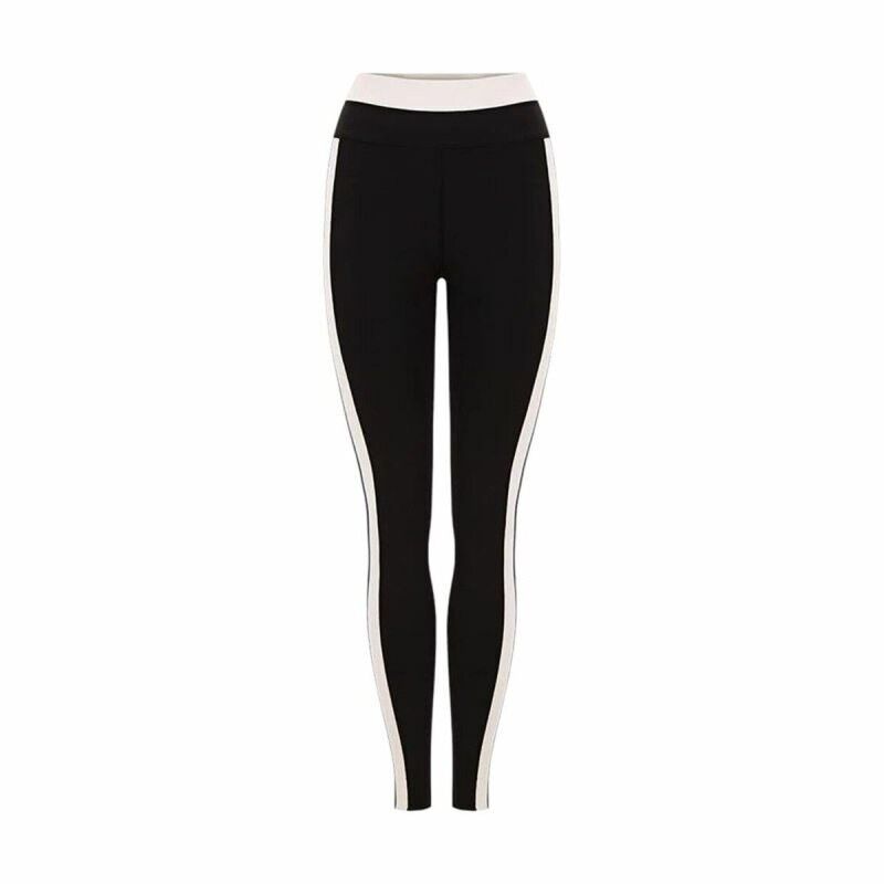 Leggings Sportivo da Donna Black Limba Yinyang Nero Leggings Sportivo da Donna Black Limba Yinyang Nero
