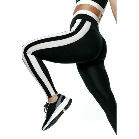 Leggings Sportivo da Donna Black Limba Yinyang Nero