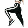 Leggings Sportivo da Donna Black Limba Yinyang Nero