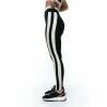 Leggings Sportivo da Donna Black Limba Yinyang Nero