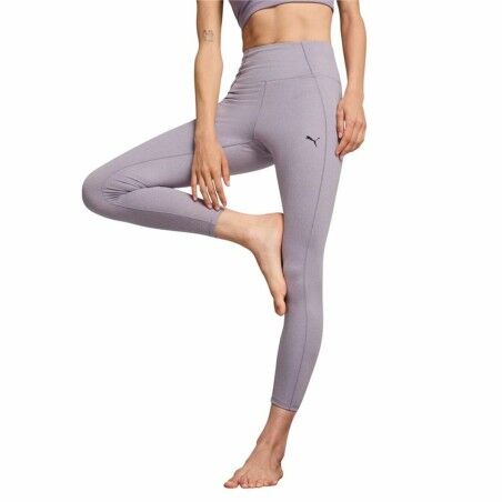 Leggings Sportivo da Donna Puma Studio Foundation Hw 7/8 Viola