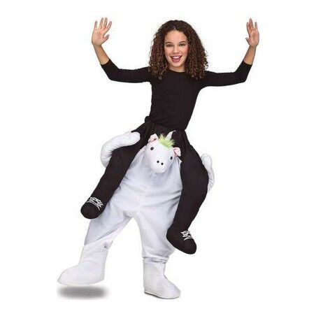 Costume per Bambini My Other Me Ride-On Unicorno 10-12 Anni Bianco