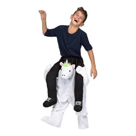 Costume per Bambini My Other Me Ride-On Unicorno 10-12 Anni Bianco