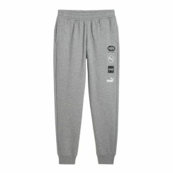 Pantalone di Tuta per Adulti Puma Power Graphic Sweatpants Grigio Uomo