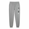 Pantalone di Tuta per Adulti Puma Power Graphic Sweatpants Grigio Uomo