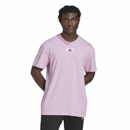 Maglia a Maniche Corte Uomo Adidas Essentials Feelvivid Drop Lavanda