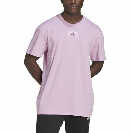 Maglia a Maniche Corte Uomo Adidas Essentials Feelvivid Drop Lavanda