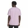 Maglia a Maniche Corte Uomo Adidas Essentials Feelvivid Drop Lavanda