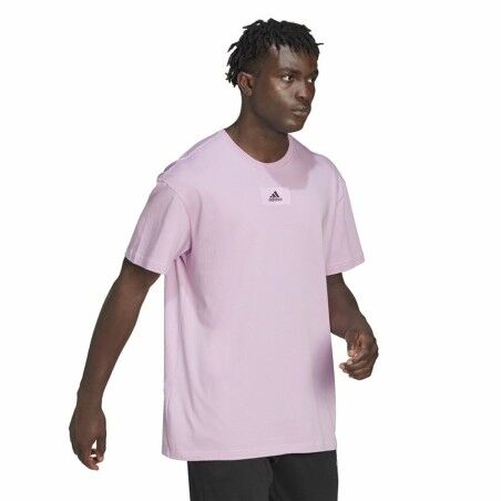 Maglia a Maniche Corte Uomo Adidas Essentials Feelvivid Drop Lavanda