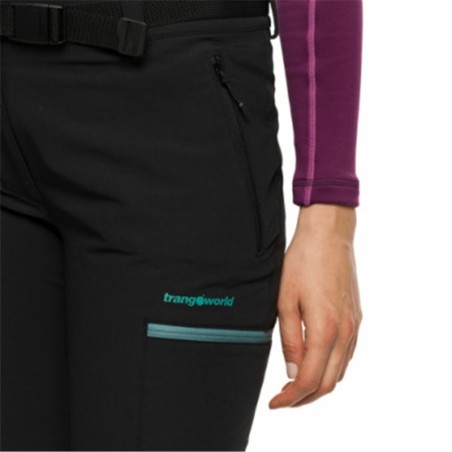 Pantalone Lungo Sportivo Trangoworld Vivier Nero Donna