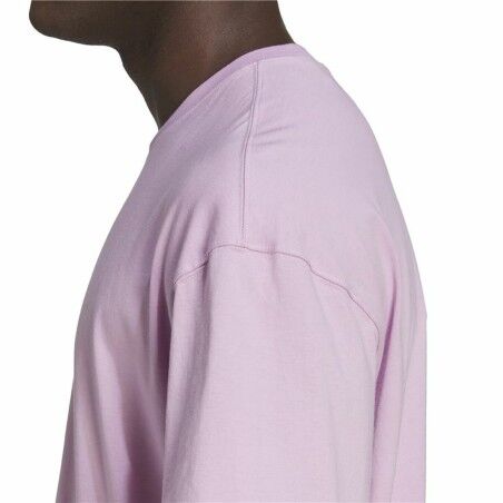 Maglia a Maniche Corte Uomo Adidas Essentials Feelvivid Drop Lavanda