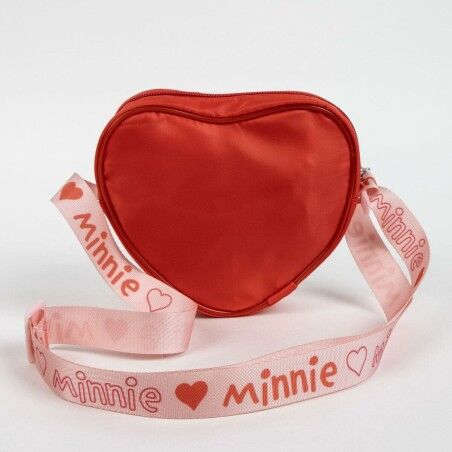 Borsa a Tracolla Minnie Mouse Rosso 15 x 14 x 4 cm