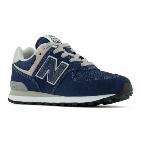 Scarpe da Tennis Casual Bambino New Balance 574 Blu Marino
