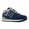 Scarpe da Tennis Casual Bambino New Balance 574 Blu Marino