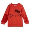 Felpa senza Cappuccio Hello Kitty Rosso