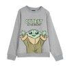 Felpa senza Cappuccio The Mandalorian Beige