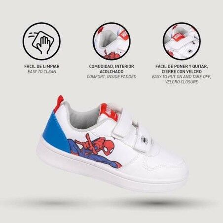 Scarpe Sportive per Bambini Spider-Man Bianco