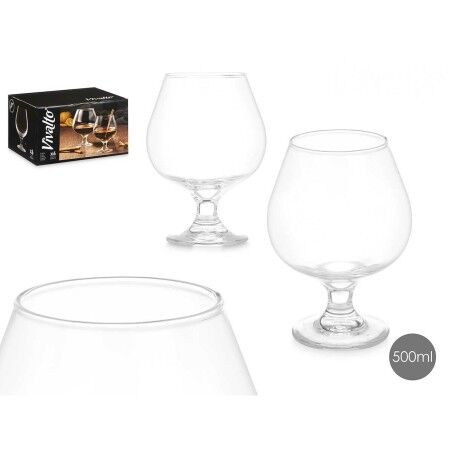 Calice Vivalto R3708/BHZ6 Trasparente Vetro 500 ml 10 x 15 x 10 cm (6 Unità)