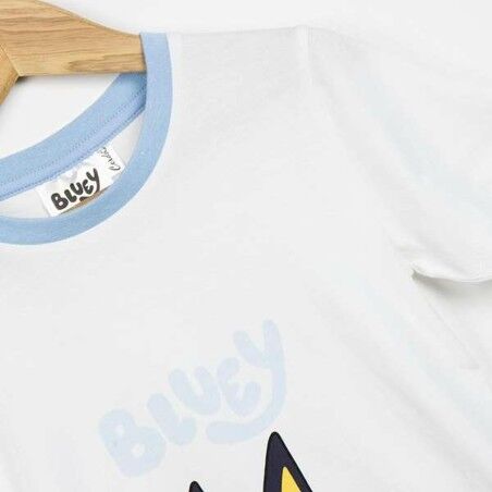 Pigiama Per bambini Bluey Bianco (6 Anni)