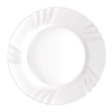 Piatto da pranzo Bormioli Rocco Ebro Bianco Vetro (36 Unità)