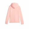 Felpa per Bambini Puma Ess Logo Fl Salmone
