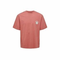 Maglia a Maniche Corte Uomo Only & Sons Onskasen Rlx Salmone