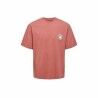 Maglia a Maniche Corte Uomo Only & Sons Onskasen Rlx Salmone