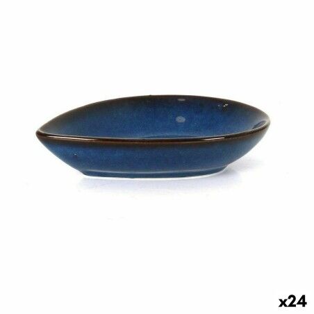 Ciotola per Aperitivi La Mediterránea Pica-pica Azzurro 14,4 x 10,5 x 3,1 cm (24 Unità)