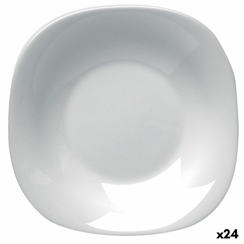Piatto Fondo Bormioli Rocco Parma Vetro (23 cm) (24 Unità)